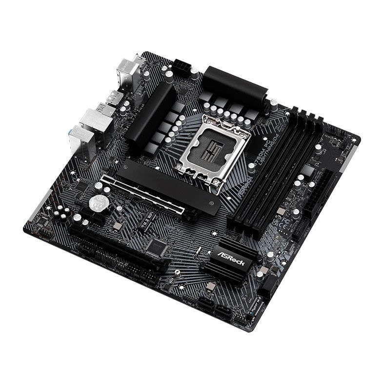 Placa Mae AsRock B760M PG Lightning D4, DDR4, LGA 1700, M-ATX, Chipset Intel B760, B760M-PG-LIGHTNING-D4