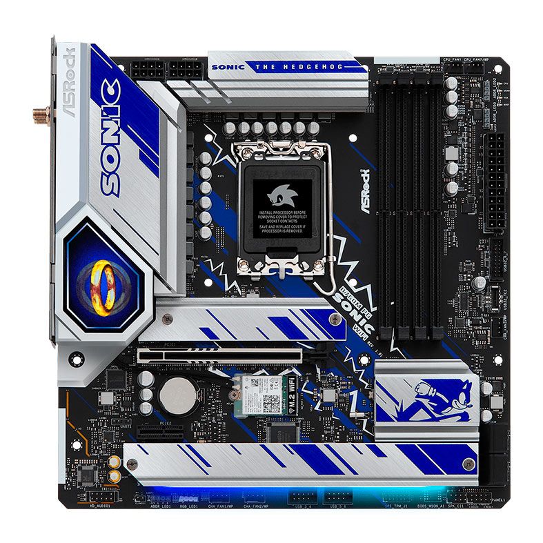 Placa Mae AsRock B760M PG SONIC WiFi, DDR5, LGA 1700, M-ATX, Chipset Intel B760, B760M-PG-SONIC-WIFI