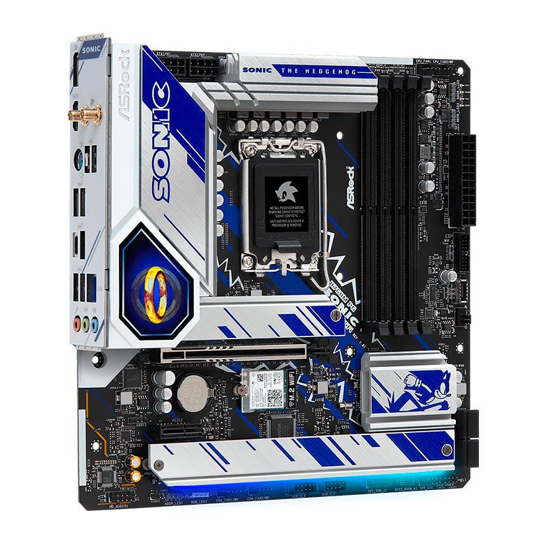 Placa Mae AsRock B760M PG SONIC WiFi, DDR5, LGA 1700, M-ATX, Chipset Intel B760, B760M-PG-SONIC-WIFI