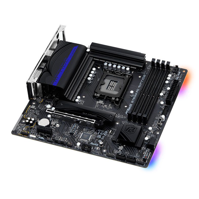 Placa Mae AsRock B760M PG Riptide, DDR5, Socket LGA 1700, M-ATX, Chipset Intel B760, B760MPG-RIPTIDE