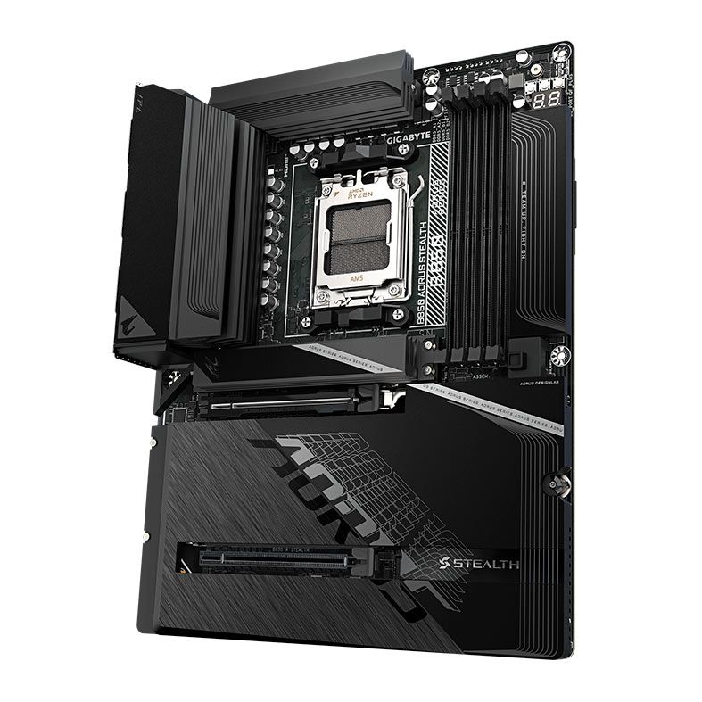 Placa Mae Gigabyte B850 Aorus Stealth, DDR5, Socket AMD AM5, ATX, Chipset AMD B850, B850-A-STEALTH