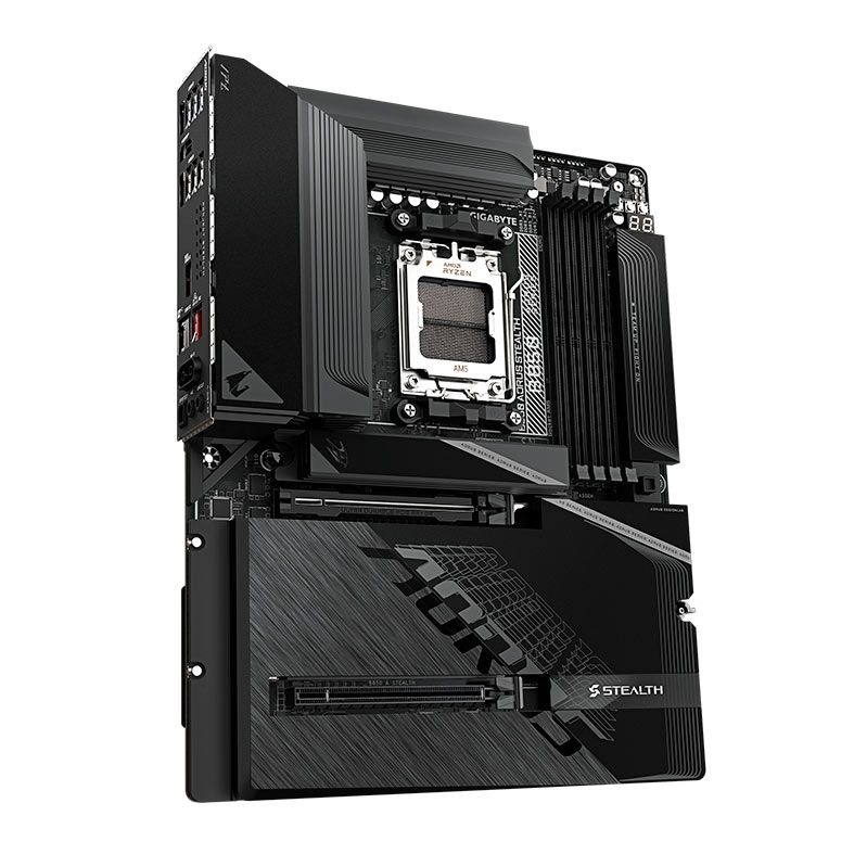 Placa Mae Gigabyte B850 Aorus Stealth, DDR5, Socket AMD AM5, ATX, Chipset AMD B850, B850-A-STEALTH