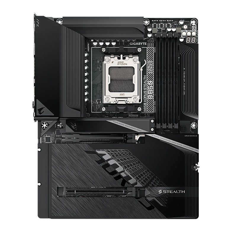 Placa Mae Gigabyte B850 Aorus Stealth, DDR5, Socket AMD AM5, ATX, Chipset AMD B850, B850-A-STEALTH