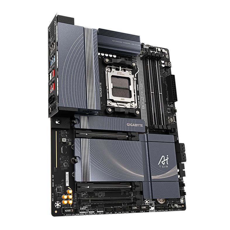 Placa Mae Gigabyte B850 AI TOP, DDR5, Socket AMD AM5, ATX, Chipset AMD B850, B850-AI-TOP