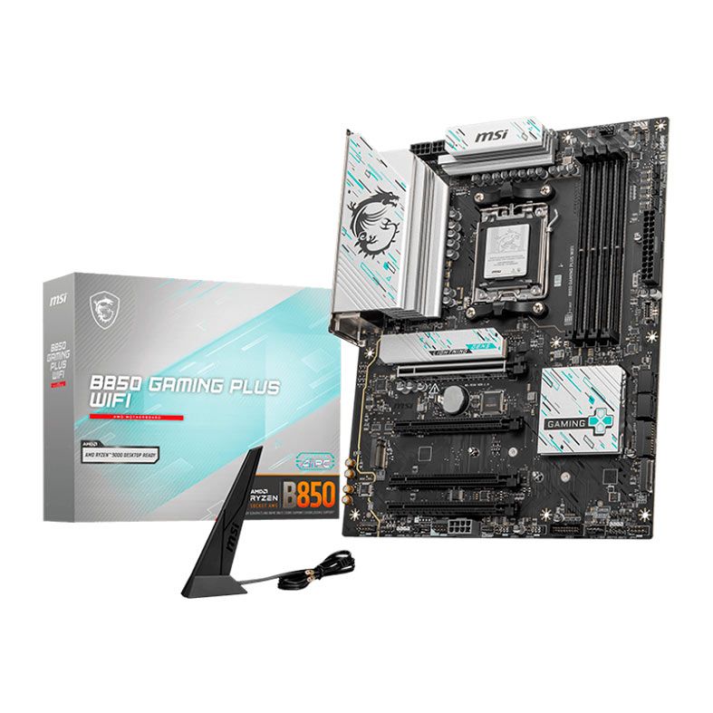 Placa Mae MSI B850 Gaming Plus WiFi, DDR5, Socket AMD AM5, ATX, Chipset AMD B850, B850-GAMING-PLUS-WIFI