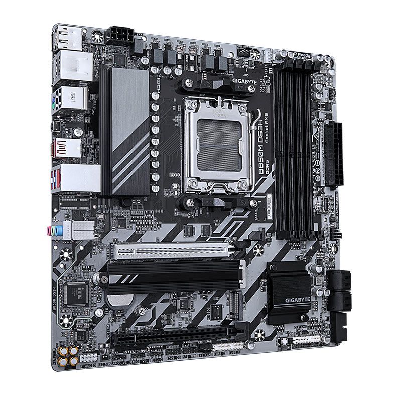 Placa Mae Gigabyte B850M DS3H, DDR5, Socket AMD AM5, M-ATX, Chipset AMD B850, B850M-DS3H