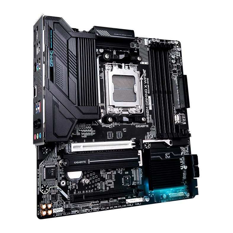 Placa Mae Gigabyte B850M Gaming X WIFI6E, DDR5, Socket AMD AM5, M-ATX, Chipset AMD B850, B850M-GAMING-X-WIFI6E