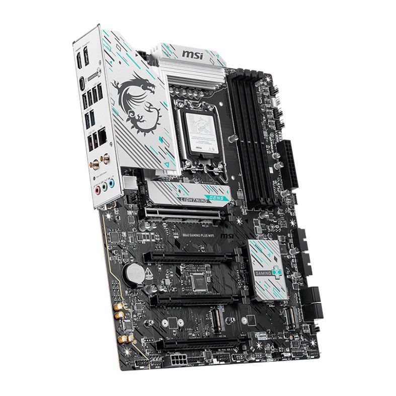 Placa Mae MSI B860 Gaming Plus WiFi, DDR5, LGA1851, ATX, Chipset Intel B860, B860-GAMING-PLUS-WIFI