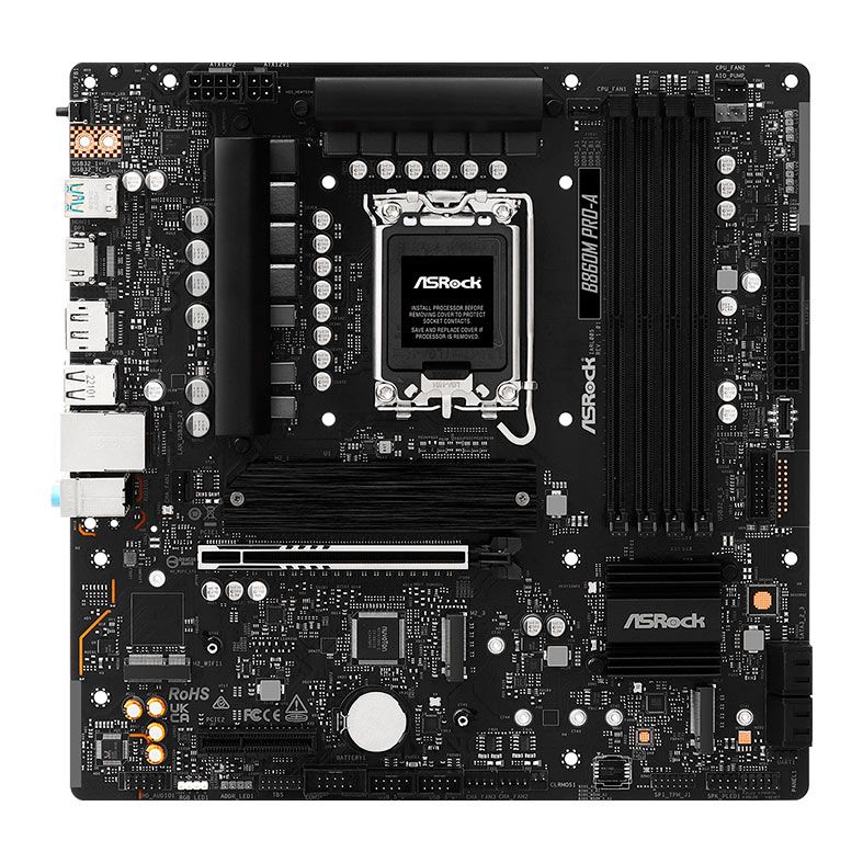 OPENBOX Placa Mae AsRock B860M Pro-A, DDR5, LGA1851, M-ATX, Chipset Intel B860, B860M-PRO-A