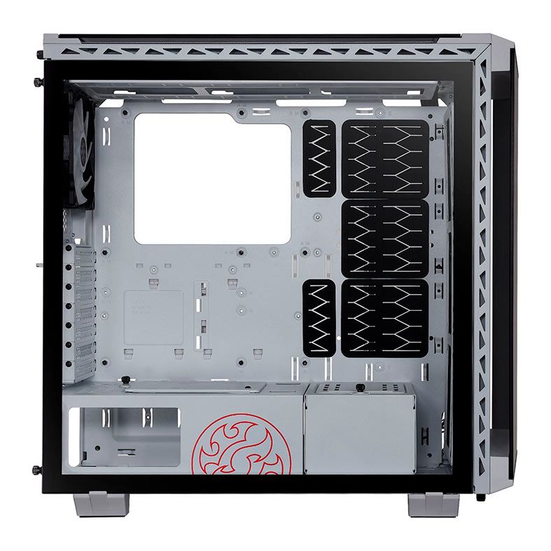 Gabinete Gamer XPG Battlecruiser, Mid-Tower, Lateral de Vidro, Com 4 Fans, ARGB, Branco, BATTLECRUISER-WHCWW