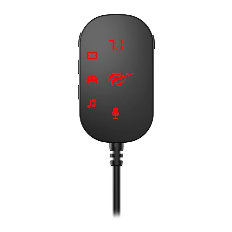 Placa de Som Havit BBH621, USB, 7.1 Surround, Preto, BBH621
