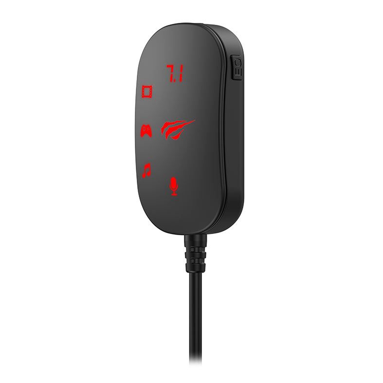 Placa de Som Havit BBH621, USB, 7.1 Surround, Preto, BBH621