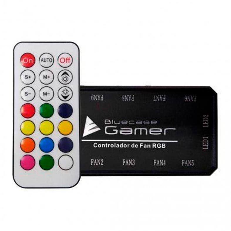 Controladora De Fan Rgb Bluecase 10 Fan C Controle Box Bcf 01 Pichau 8597