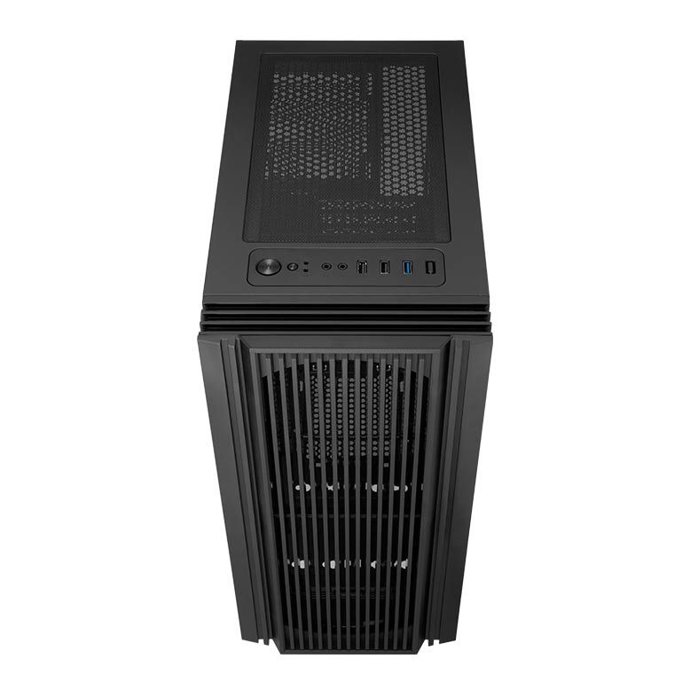 Gabinete Gamer Aigo DarkFlash BF3 Preto Lateral Vidro Standard, BF3 STANDARD