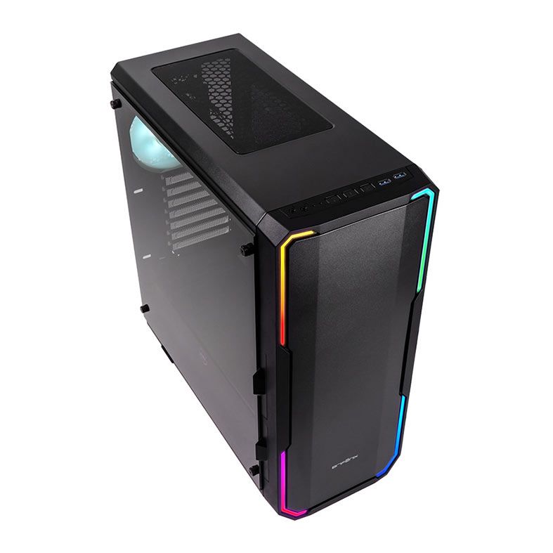 Gabinete Gamer BitFenix Enso, RGB, Mid Tower, Lateral de Vidro, Preto, BFC-ENS-150-KKWGK-RP