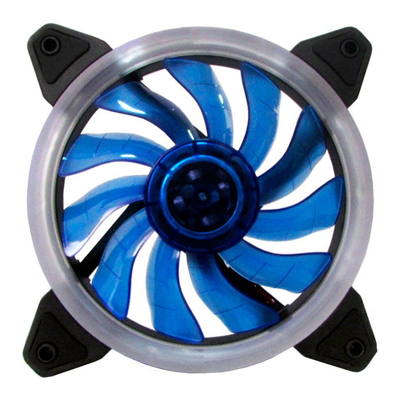 Ventoinha BlueCase BFR-05B, LED Azul, 120mm, BFR05BXCASE
