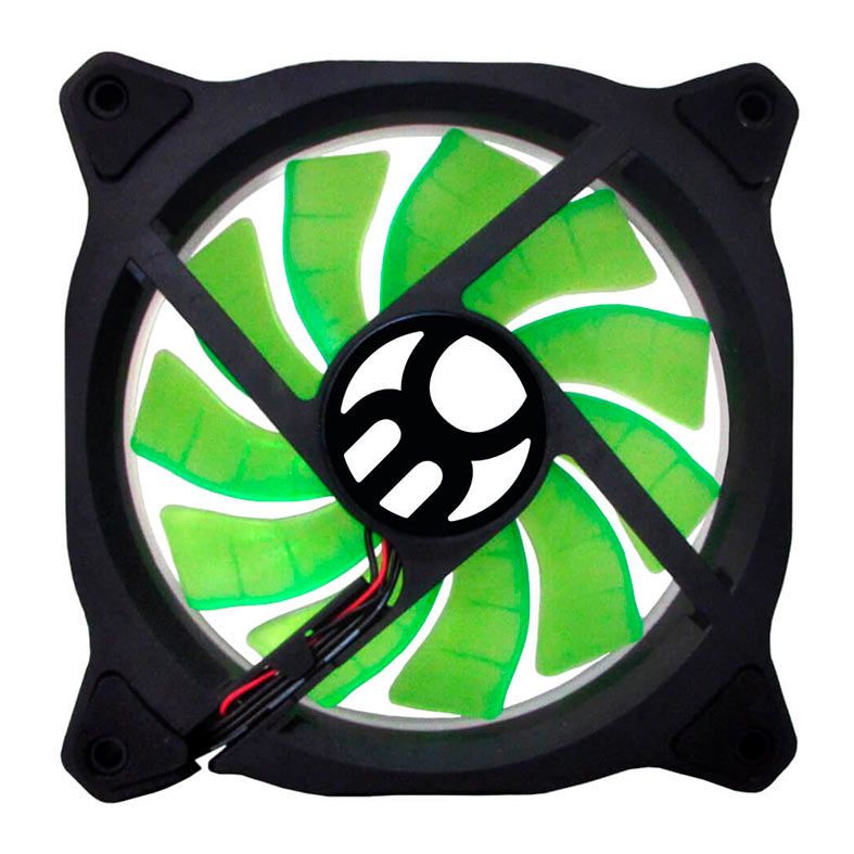 Ventoinha BlueCase BFR-05G, Led Verde, 120mm, BFR05GXCASE