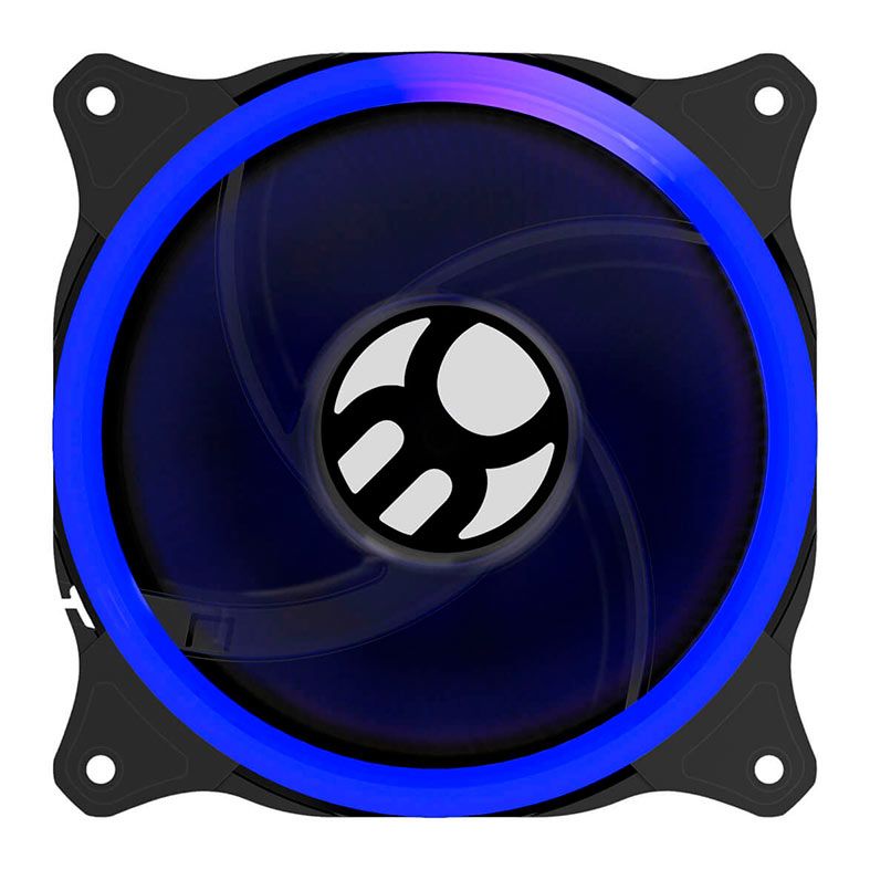 Ventoinha Bluecase BFR-24B, Led Azul, 120mm, Preta, BFR24BCASE
