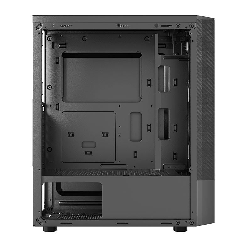 Gabinete Gamer BlueCase Frost Storm BG-018, RGB, Lateral de Vidro, Preto, BG-018BBX