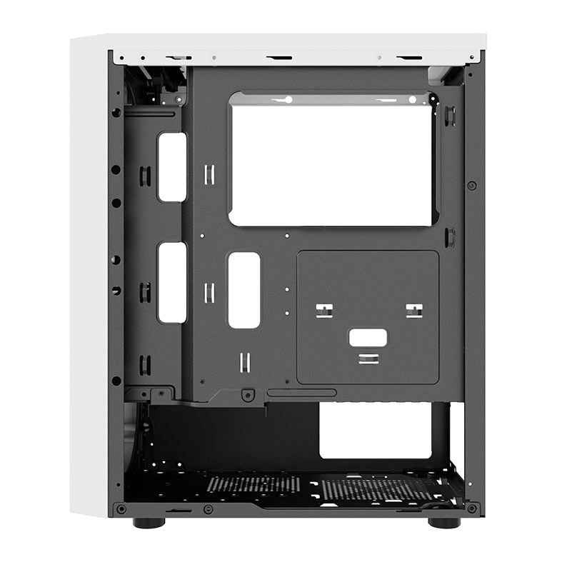Gabinete Gamer BlueCase Frost Storm BG-018, RGB, Lateral de Vidro, Branco, BG-018WBX