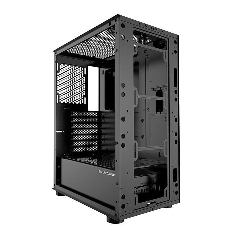 Gabinete Gamer Bluecase Pulse BG-034, RGB, Mid-Tower, Lateral de Vidro, Preto, BG-034BX
