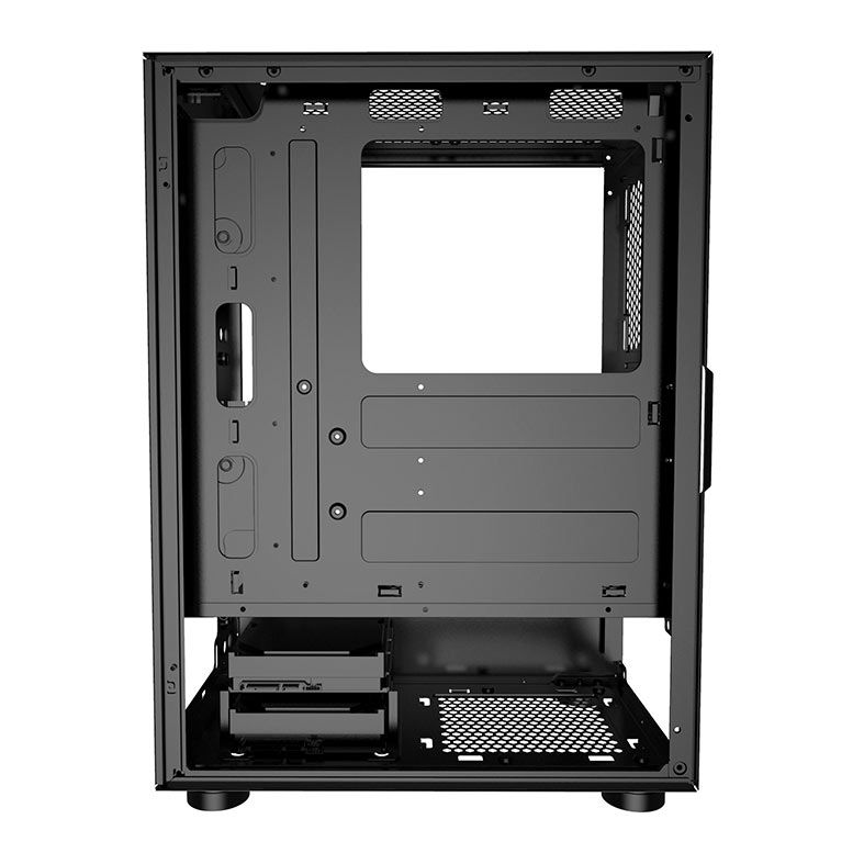 Gabinete Gamer Bluecase Pulse BG-034, RGB, Mid-Tower, Lateral de Vidro, Preto, BG-034BX