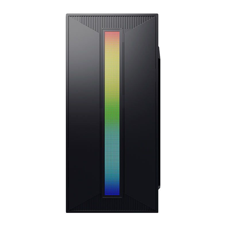 Gabinete Gamer Bluecase Mini Blaze BG-042, RGB, Mini-Tower, Lateral de Acrilico, Com 1 Fan, Preto, BG-042BX