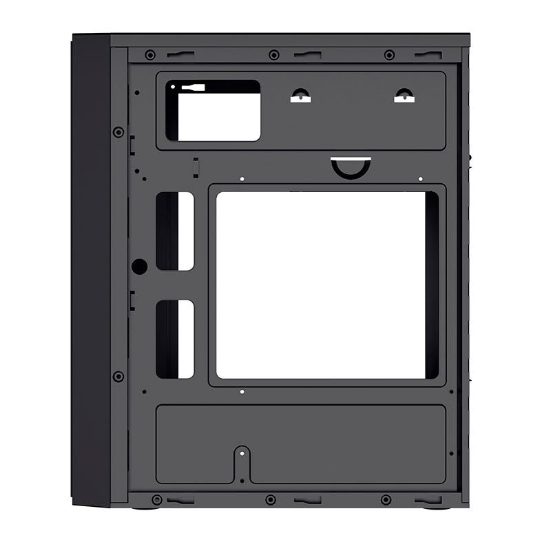 Gabinete Gamer Bluecase Mini Blaze BG-042, RGB, Mini-Tower, Lateral de Acrilico, Com 1 Fan, Preto, BG-042BX