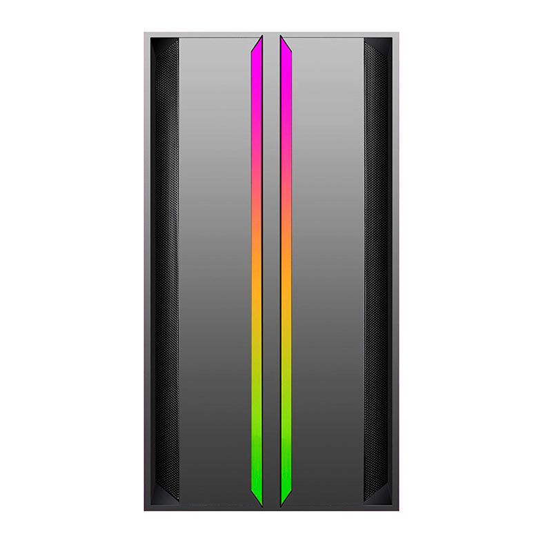 Gabinete Gamer Bluecase Hellix Pro BG-044, RGB, Mid-Tower, Lateral de Vidro, Preto, BG-044BX