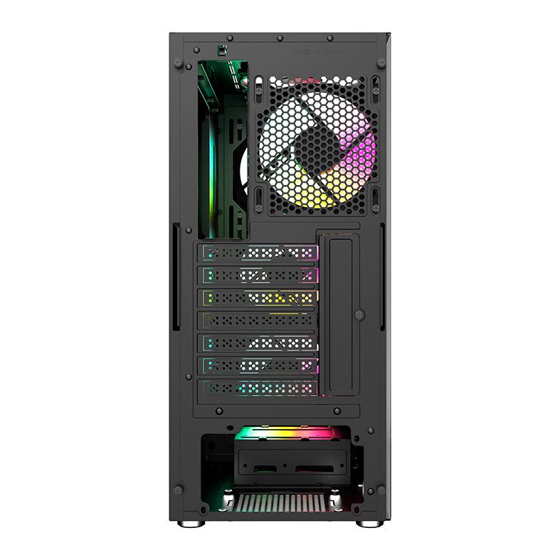 Gabinete Gamer Bluecase Onix BG-047, Mid-Tower, Lateral de Vidro, Preto, BG-047BX
