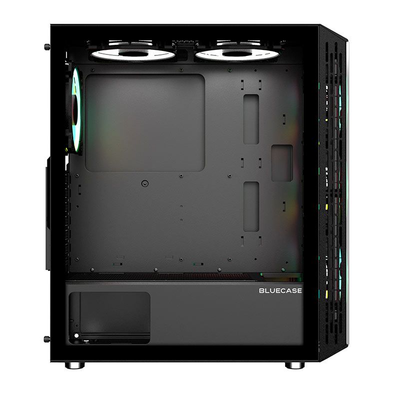 Gabinete Gamer Bluecase Onix BG-047, Mid-Tower, Lateral de Vidro, Preto, BG-047BX