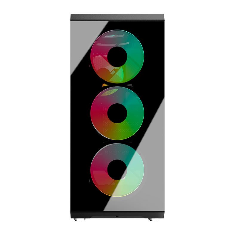 Gabinete Gamer Bluecase Onix BG-047, Mid-Tower, Lateral de Vidro, Preto, BG-047BX