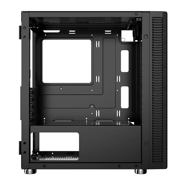 Gabinete Gamer Bluecase Skygate BG-048, Mid-Tower, Lateral de Vidro, Preto, BG-048BBX