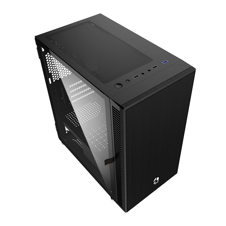 Gabinete Gamer Bluecase Skygate BG-048, Mid-Tower, Lateral de Vidro, Preto, BG-048BBX