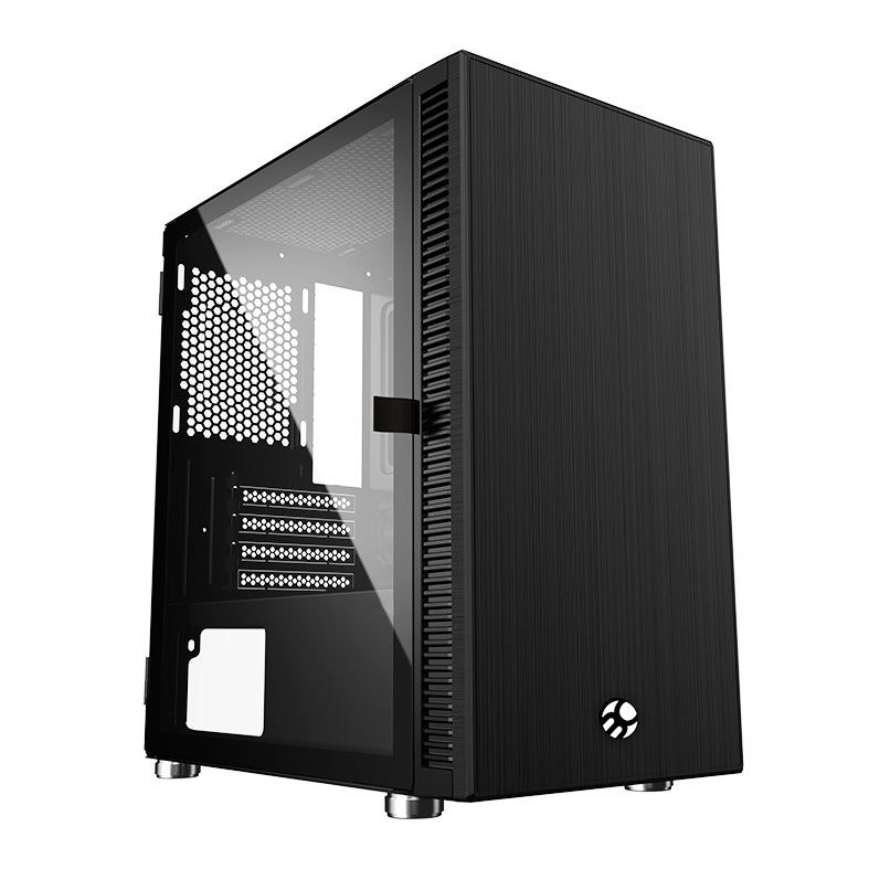 Gabinete Gamer Bluecase Skygate BG-048, Mid-Tower, Lateral de Vidro, Preto, BG-048BBX