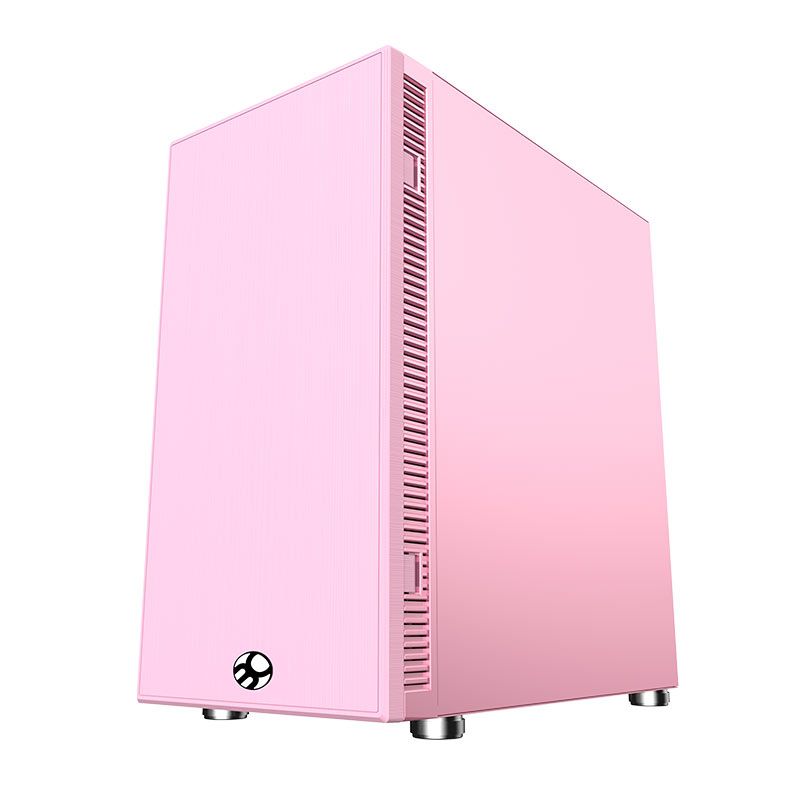 Gabinete Gamer Bluecase Skygate BG-048, Mid-Tower, Lateral de Vidro, Rosa, BG-048PKBX