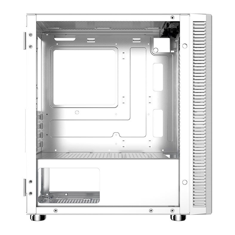 Gabinete Gamer Bluecase Skygate BG-048, Mid-Tower, Lateral de Vidro, Branco, BG-048WBX  