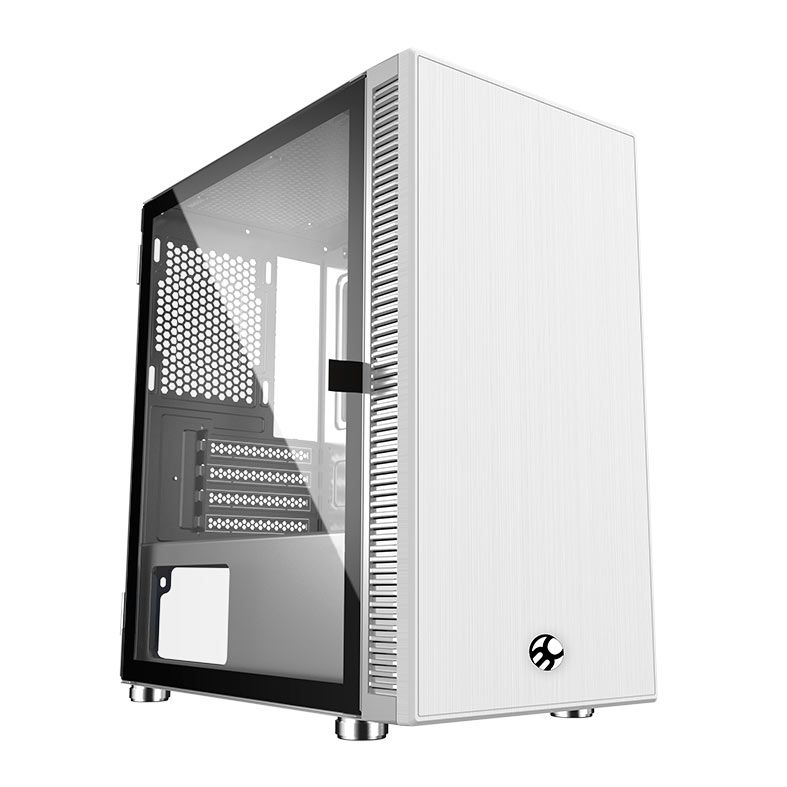 Gabinete Gamer Bluecase Skygate BG-048, Mid-Tower, Lateral de Vidro, Branco, BG-048WBX  