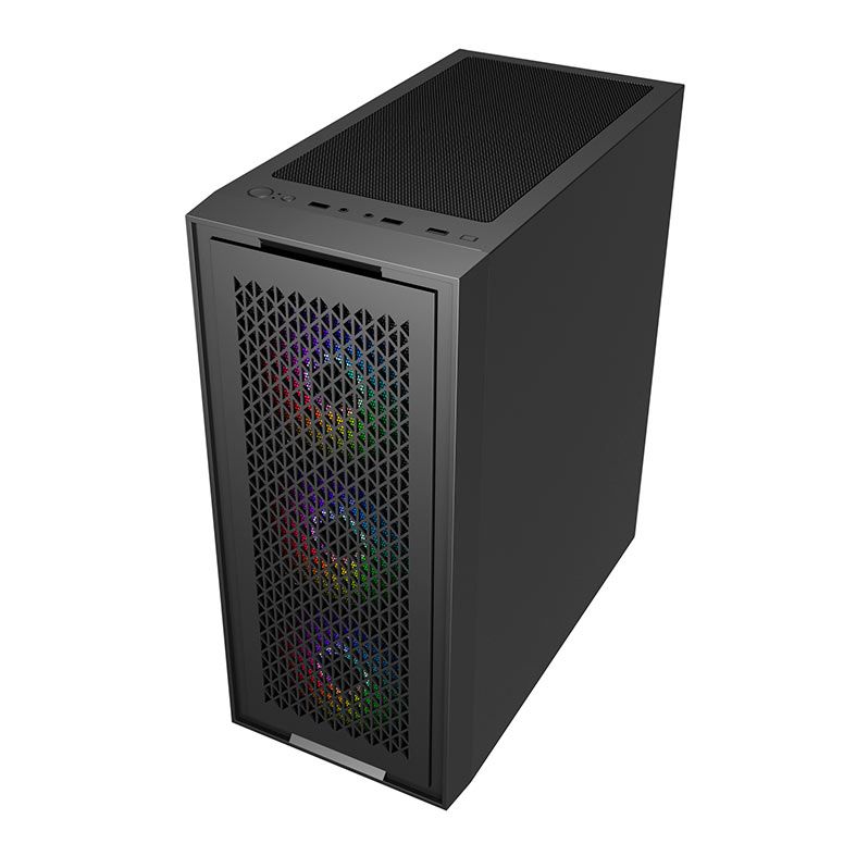 Gabinete Gamer Bluecase X-Frame, Mid-Tower, Lateral de Vidro, Preto, BG-050BX