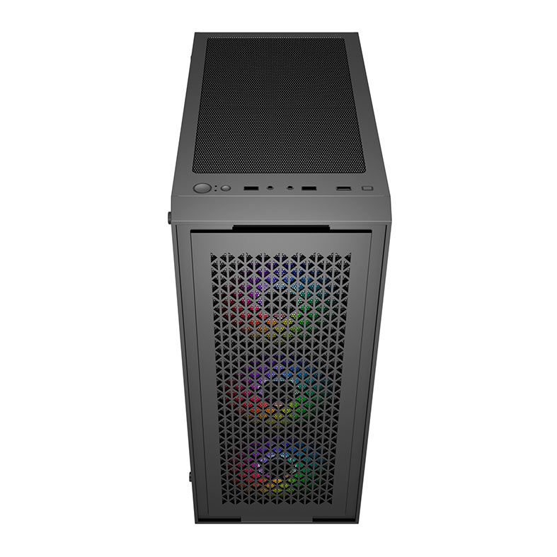 Gabinete Gamer Bluecase X-Frame, Mid-Tower, Lateral de Vidro, Preto, BG-050BX