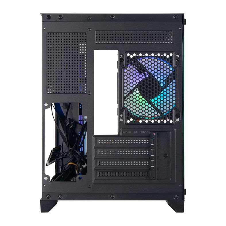 Gabinete Gamer Bluecase Soul Pro, Mid-Tower, Lateral de Vidro, Com 3 Fans, Preto, BG-052-BK