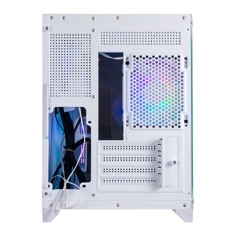 Gabinete Gamer Bluecase Soul Pro, Mid-Tower, Lateral de Vidro, Com 3 Fans, Branco, BG-052-WH