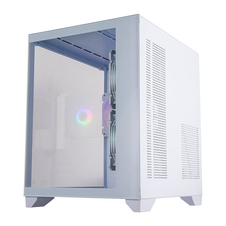 Gabinete Gamer Bluecase Soul Pro, Mid-Tower, Lateral de Vidro, Com 3 Fans, Branco, BG-052-WH