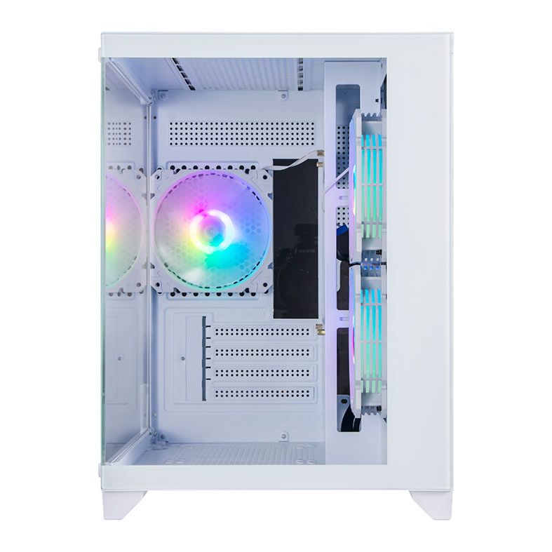 Gabinete Gamer Bluecase Soul Pro, Mid-Tower, Lateral de Vidro, Com 3 Fans, Branco, BG-052-WH