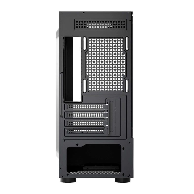 Gabinete Gamer Bluecase Nuker BG-053, Mid Tower, Lateral De Vidro Temperado, Preto, BG-053