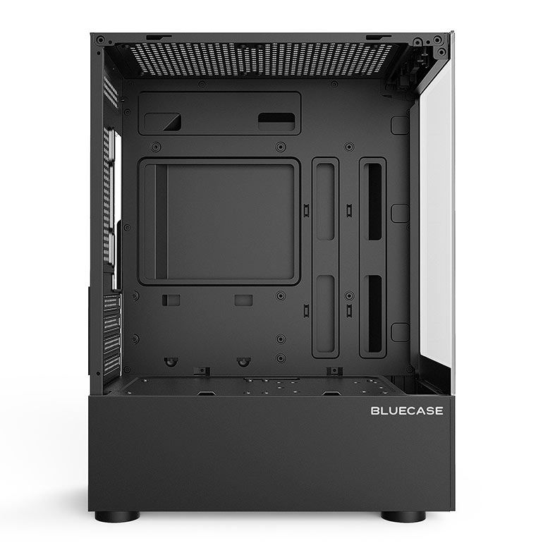 Gabinete Gamer Bluecase Nuker BG-053, Mid Tower, Lateral De Vidro Temperado, Preto, BG-053