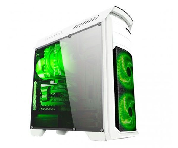 Gabinete Gamer BlueCase C/Janela Branco, BG-110-WH