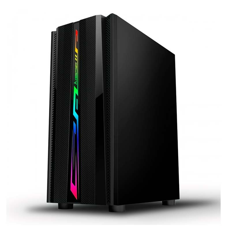 Gabinete BlueCase BG-027 RGB Lateral Acrilico Preto, BG027GCASE