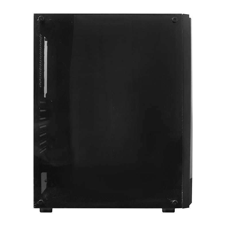 Gabinete BlueCase BG-027 RGB Lateral Acrilico Preto, BG027GCASE