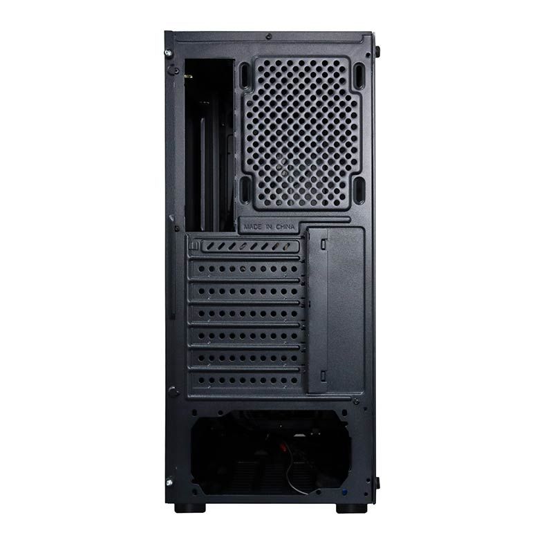 Gabinete BlueCase BG-027 RGB Lateral Acrilico Preto, BG027GCASE